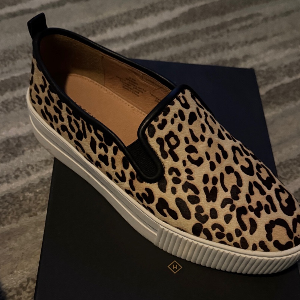 Halogen Leopard Print Slip-On Sneakers